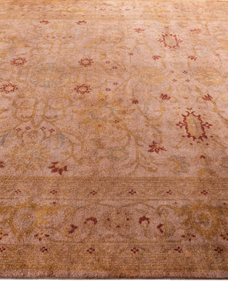 Overdyed One-of-a-Kind Wool Brown Area Rug 8' 1" x 10' 4"