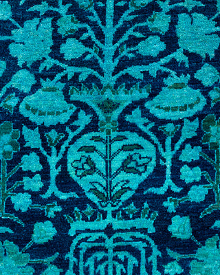 Vibrance, One-of-a-Kind Hand-Knotted Area Rug  - Blue, 5' 2" x 7' 6"