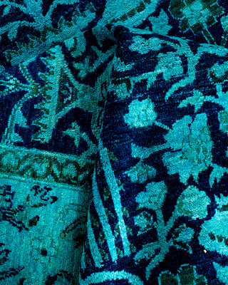 Vibrance, One-of-a-Kind Hand-Knotted Area Rug  - Blue, 5' 2" x 7' 6"