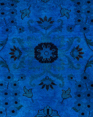 Fine Vibrance, One-of-a-Kind Hand-Knotted Area Rug  - Blue, 8' 10" x 12' 1"