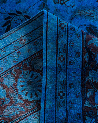 Fine Vibrance, One-of-a-Kind Hand-Knotted Area Rug  - Blue, 8' 10" x 12' 1"