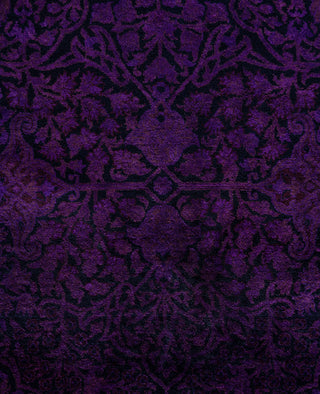 Overdyed One-of-a-Kind Wool Purple Area Rug 10' 0" x 16' 10"