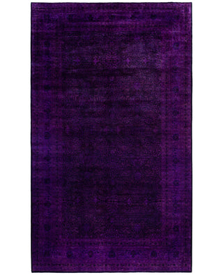 Overdyed One-of-a-Kind Wool Purple Area Rug 10' 0" x 16' 10"