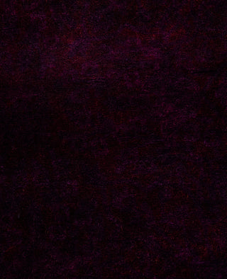 Contemporary Overdyed Wool Hand Knotted Purple Round Area Rug 6' 1" x 6' 1"