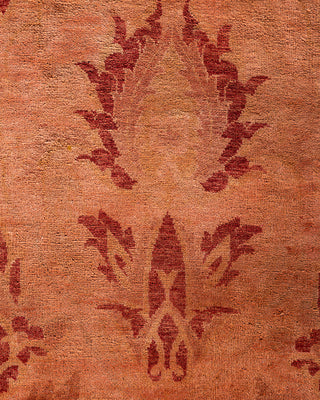 Overdyed Hand-Knotted Brown Area Rug 9' 3" x 11' 10"