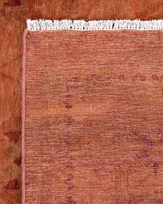 Overdyed Hand-Knotted Brown Area Rug 9' 3" x 11' 10"