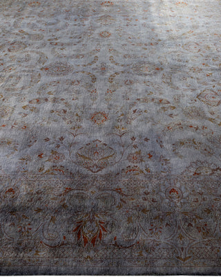 Contemporary Hand Knotted  Gray Area Rug 8' 2" x 10' 2"