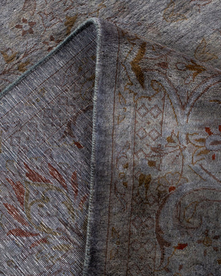 Contemporary Fine Vibrance Gray Wool Area Rug - 8' 2" x 10' 2"