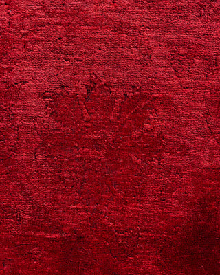 Overdyed Hand-Knotted Red Area Rug 12' 2" x 18' 3"