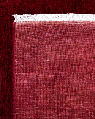 Overdyed Hand-Knotted Red Area Rug 12' 2" x 18' 3"