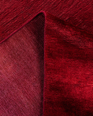 Overdyed Hand-Knotted Red Area Rug 12' 2" x 18' 3"