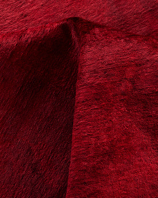 Overdyed Hand-Knotted Red Area Rug 12' 2" x 18' 3"