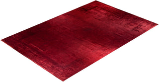 Overdyed Hand-Knotted Red Area Rug 12' 2" x 18' 3"