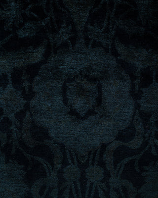 Fine Vibrance, One-of-a-Kind Hand-Knotted Area Rug  - Black, 6' 0" x 9' 2"