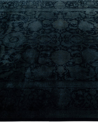 Fine Vibrance, One-of-a-Kind Hand-Knotted Area Rug  - Black, 6' 0" x 9' 2"