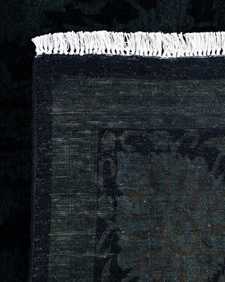 Fine Vibrance, One-of-a-Kind Hand-Knotted Area Rug  - Black, 6' 0" x 9' 2"
