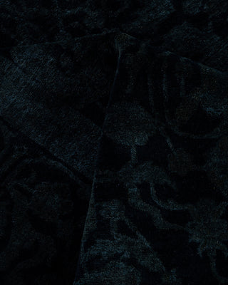 Fine Vibrance, One-of-a-Kind Hand-Knotted Area Rug  - Black, 6' 0" x 9' 2"