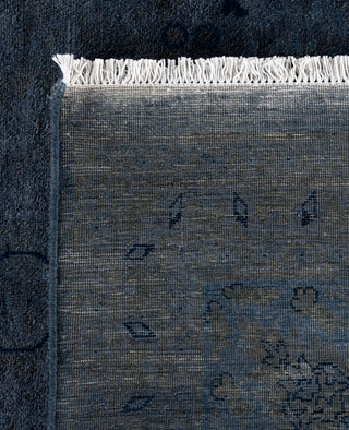 Contemporary Overdyed Wool Hand Knotted Black Area Rug 8' 1" x 10' 3"