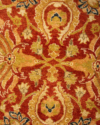 Traditional Hand Knotted Orange Area Rug 8' 1" x 10' 0"