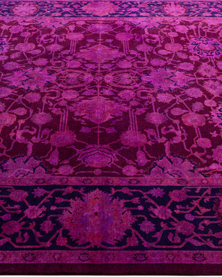 Fine Vibrance, One-of-a-Kind Hand-Knotted Area Rug  - Pink, 6' 0" x 9' 1"