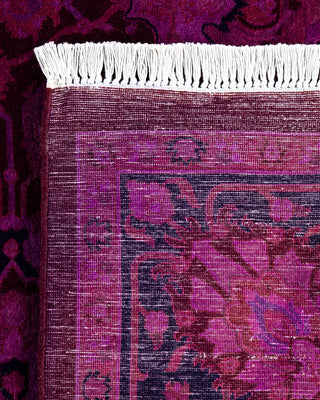Fine Vibrance, One-of-a-Kind Hand-Knotted Area Rug  - Pink, 6' 0" x 9' 1"