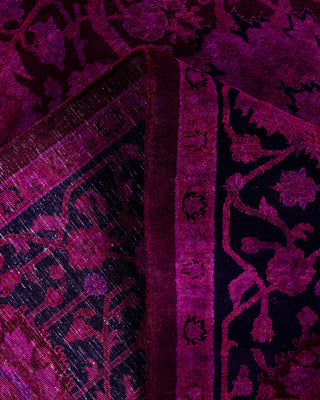Fine Vibrance, One-of-a-Kind Hand-Knotted Area Rug  - Pink, 6' 0" x 9' 1"