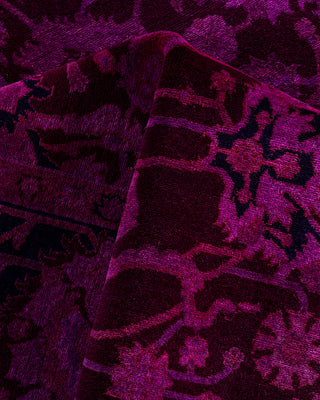 Fine Vibrance, One-of-a-Kind Hand-Knotted Area Rug  - Pink, 6' 0" x 9' 1"