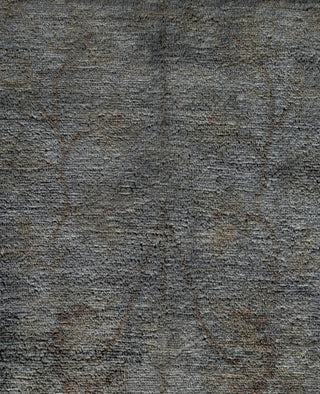 Contemporary Overdyed Wool Hand Knotted Gray Area Rug 6' 2" x 8' 10"