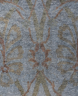 Contemporary Overdyed Wool Hand Knotted Gray Area Rug 9' 3" x 12' 0"