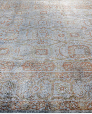 Contemporary Overdyed Wool Hand Knotted Gray Area Rug 9' 3" x 12' 0"