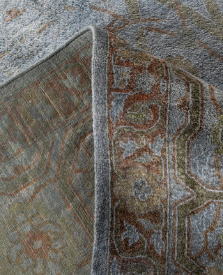 Contemporary Overdyed Wool Hand Knotted Gray Area Rug 9' 3" x 12' 0"