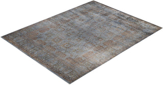 Contemporary Overdyed Wool Hand Knotted Gray Area Rug 9' 3" x 12' 0"