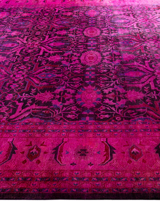 Fine Vibrance, One-of-a-Kind Hand-Knotted Area Rug  - Purple, 10' 1" x 14' 3"
