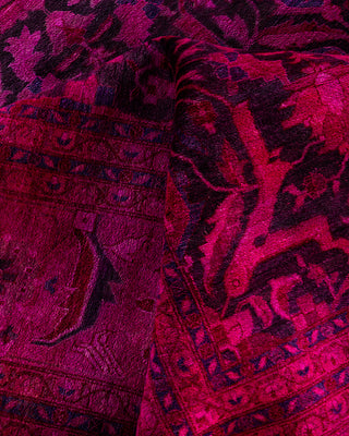 Fine Vibrance, One-of-a-Kind Hand-Knotted Area Rug  - Purple, 10' 1" x 14' 3"