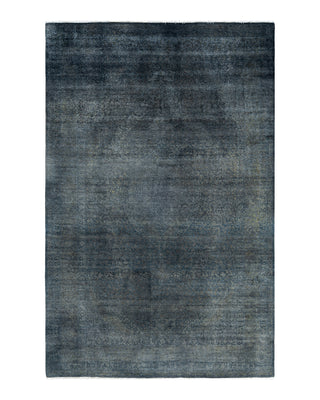 Fine Vibrance, One-of-a-Kind Hand-Knotted Area Rug  - Gray, 6' 3" x 9' 5"