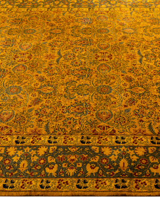 Fine Vibrance, One-of-a-Kind Hand-Knotted Area Rug  - Gold, 6' 1" x 9' 0"