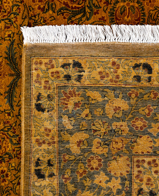 Fine Vibrance, One-of-a-Kind Hand-Knotted Area Rug  - Gold, 6' 1" x 9' 0"