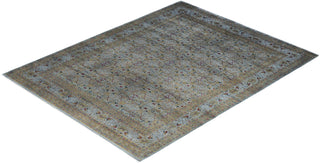 Fine Vibrance, One-of-a-Kind Hand-Knotted Area Rug  - Gray, 8' 3" x 10' 2"