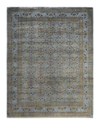 Fine Vibrance, One-of-a-Kind Hand-Knotted Area Rug  - Gray, 8' 3" x 10' 2"