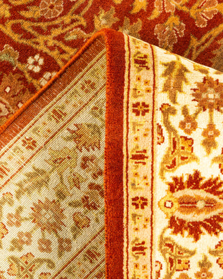 Traditional Hand Knotted Orange Runner 3' 2" x 12' 1"