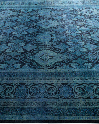 Vibrance, One-of-a-Kind Hand-Knotted Area Rug  - Black, 7' 10" x 9' 10"
