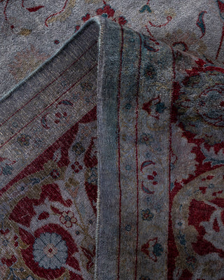 Contemporary Fine Vibrance Gray Wool Area Rug - 8' 3" x 10' 0"