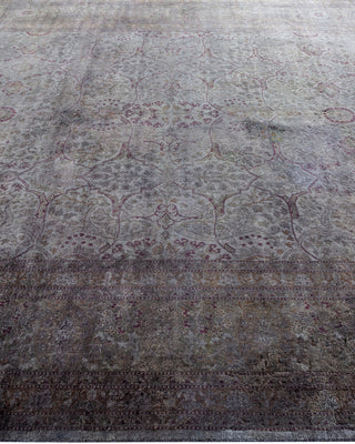 Contemporary Hand Knotted  Gray Area Rug 8' 2" x 10' 4"