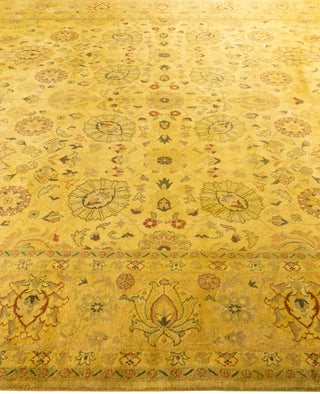 Overdyed One-of-a-Kind Wool Yellow Area Rug 8' 0" x 10' 3"
