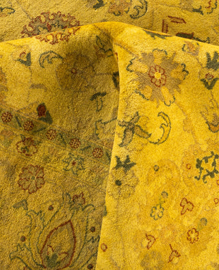 Overdyed One-of-a-Kind Wool Yellow Area Rug 8' 0" x 10' 3"