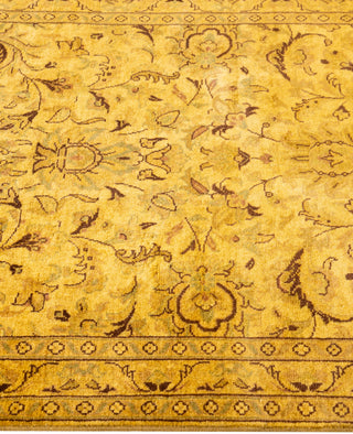 Fine Vibrance, One-of-a-Kind Hand-Knotted Area Rug  - Gold, 2' 7" x 10' 3"