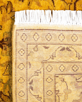 Fine Vibrance, One-of-a-Kind Hand-Knotted Area Rug  - Gold, 2' 7" x 10' 3"