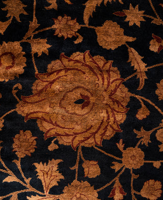Overdyed Hand-Knotted Wool Modern-Contemporary Brown Area Rug 9' 2" x 12' 0"