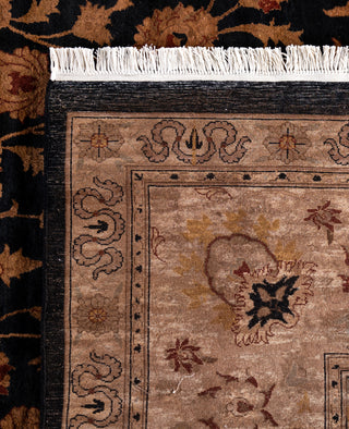 Overdyed Hand-Knotted Wool Modern-Contemporary Brown Area Rug 9' 2" x 12' 0"