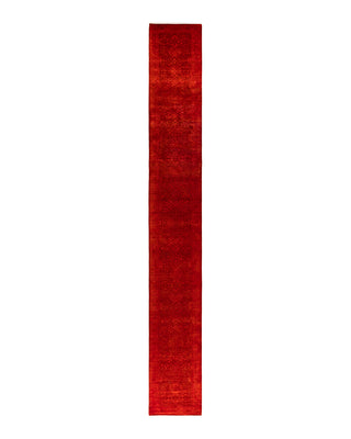 Modern Fine Vibrance Red Runner 2' 7" x 20' 9"